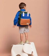 Image 2 of Arthur Backpack Electric Blue - Terracota - Field green