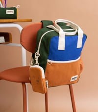 Image 1 of Arthur Backpack Electric Blue - Terracota - Field green