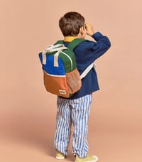 Image 9 of Arthur Backpack Electric Blue - Terracota - Field green