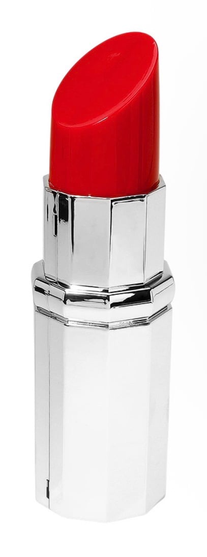 Image of SILVER LIPSTICK HANDBAG 