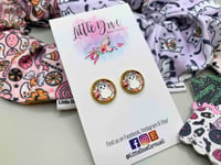 Groovy Ghost Earrings