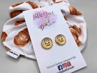 Pumpkin Kitty Earrings