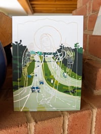 Image 2 of 'Interstate Angel' mini print (5" x 7")