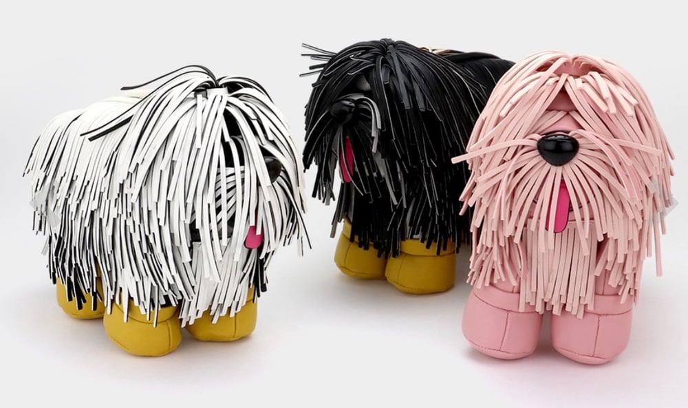 Image of PINK DOG HANDBAG 