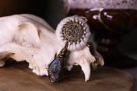Image 4 of Natural linen raw labradorite necklace - XS