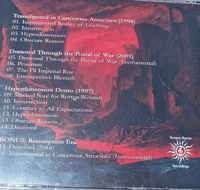 Image 3 of Carcinosi - Origins of Transfiguration CD Compilation 