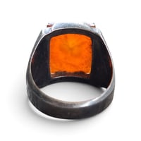 Image 6 of Vintage Silver Carnelian Intaglio Ring, c. 1930s