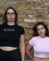 Image 2 of Abú x Cuntí Céilí Crop Top (Pink)