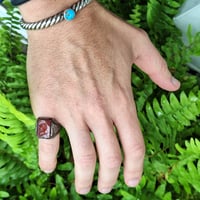 Image 7 of Vintage Silver Carnelian Intaglio Ring, c. 1930s