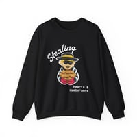 Image 3 of Sweatshirt — Stealing Hearts & Hamburgers Graphic Crewneck