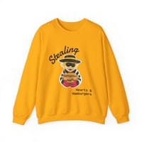 Image 4 of Sweatshirt — Stealing Hearts & Hamburgers Graphic Crewneck