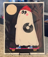 Exclusive Ghosty On Skateboard Print