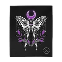 Image 1 of 'Moon Moth' Plush Fleece Blanket