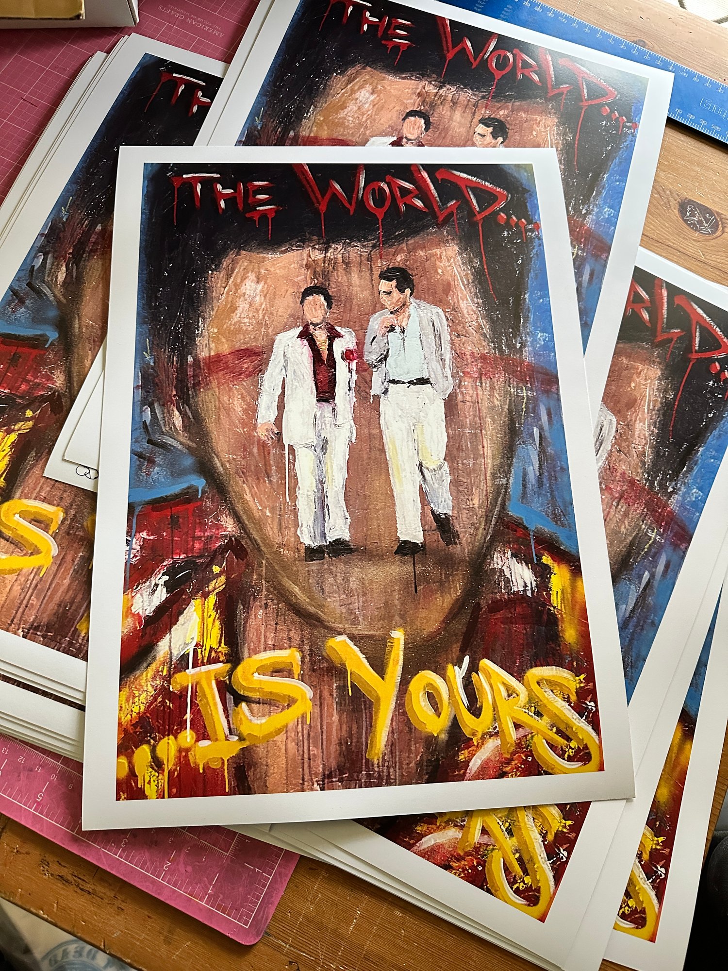 THE WORLD IS YOURS PRINT - GALLERY EXCLUSIVE