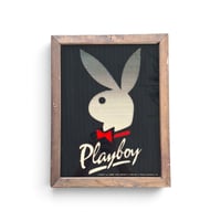 Image 1 of Vintage Playboy Bunny Framed Print, c. 1980s