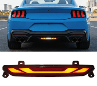 Image 1 of 2024–2026 Ford Mustang GT-V Style LED Rear Bumper Brake Light