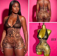 Lace Tiger Romper