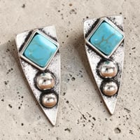 Turquoise Stud Earrings 