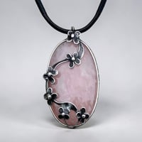 blossom and rose necklace 