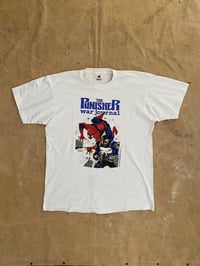 Image 2 of RARE 1990 SPIDER-MAN THE PUNISHER WAR JOURNAL T-SHIRT