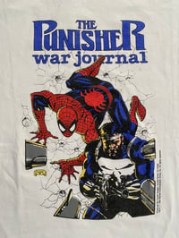 Image 6 of RARE 1990 SPIDER-MAN THE PUNISHER WAR JOURNAL T-SHIRT