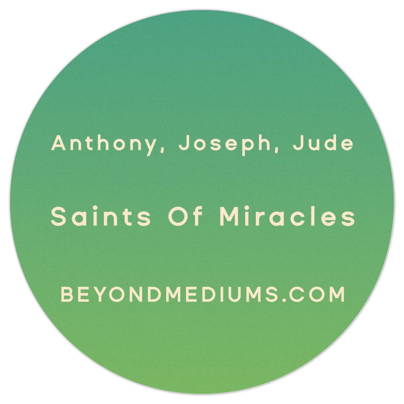 Image of Saints of Miracles Candle
