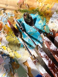 Image 2 of NEW Townsville Workshop 'Palette Knife and Texture 'Sunflower'