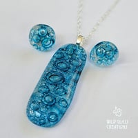 Image 1 of Blue Bubble Jewellery Set