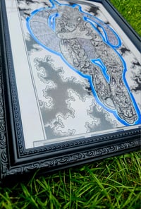 Image 2 of Ornate mewtwo framed original 