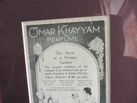 Image 4 of Antique-Vintage Bronnley Perfume Advertisement 1922 for 'Omar Khayyam' Scent, Framed