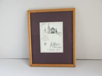 Image 1 of Antique-Vintage J. Floris Perfumes Advertisement 1922, Framed
