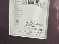 Image 8 of Antique-Vintage J. Floris Perfumes Advertisement 1922, Framed