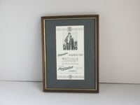 Image 1 of Antique-Vintage Aquascutum Coat Advertisement 1922, Framed