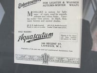 Image 6 of Antique-Vintage Aquascutum Coat Advertisement 1922, Framed
