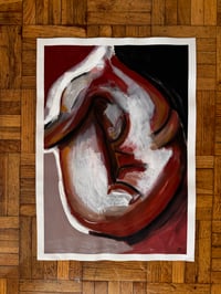 Série modèle vivant "silhouette recroquevillée "