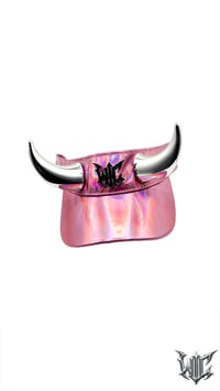 Image 4 of Copy of PVC Horn Visor - Pink