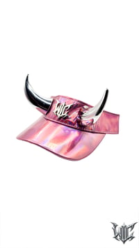 Image 8 of Copy of PVC Horn Visor - Pink