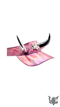 Image 5 of Copy of PVC Horn Visor - Pink