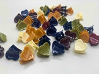 Image 1 of Fall Heart Hair Clips