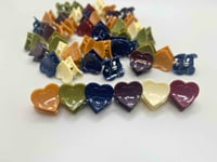 Image 2 of Fall Heart Hair Clips
