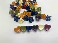 Image 3 of Fall Heart Hair Clips