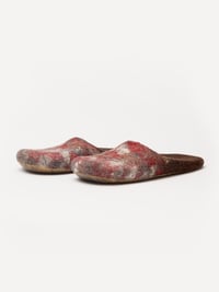 Image 2 of Choc Berry wool slip-ons