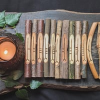 Image 3 of Tree Speak Corresponding Ogham Staves (D060-23)
