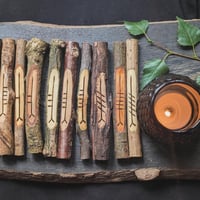Image 3 of Tree Breath Staves - Lunar Celtic Tree Calendar (TC001-10)