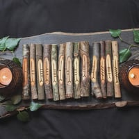 Image 2 of Tree Breath Staves - Lunar Celtic Tree Calendar (TC001-11)