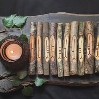 Image 3 of Tree Breath Staves - Lunar Celtic Tree Calendar (TC001-11)