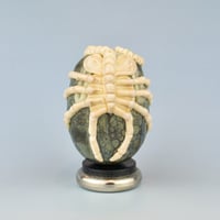 Image 1 of Alien Facehugger 3D glass sculpture with stand #1