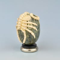Image 6 of Alien Facehugger 3D glass sculpture with stand #1