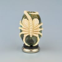 Image 1 of Alien Facehugger 3D glass sculpture with stand #2