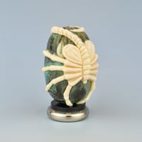 Image 2 of Alien Facehugger 3D glass sculpture with stand #2